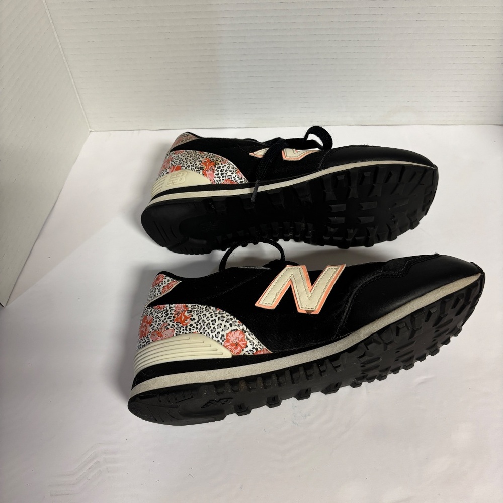 Womens New Balance 515 Running Sneaker Tropical Floral Black/Pink  Size 8 - Picture 8 of 11